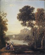 Claude Lorrain Landscape with Hagar and the Angel oil painting on canvas